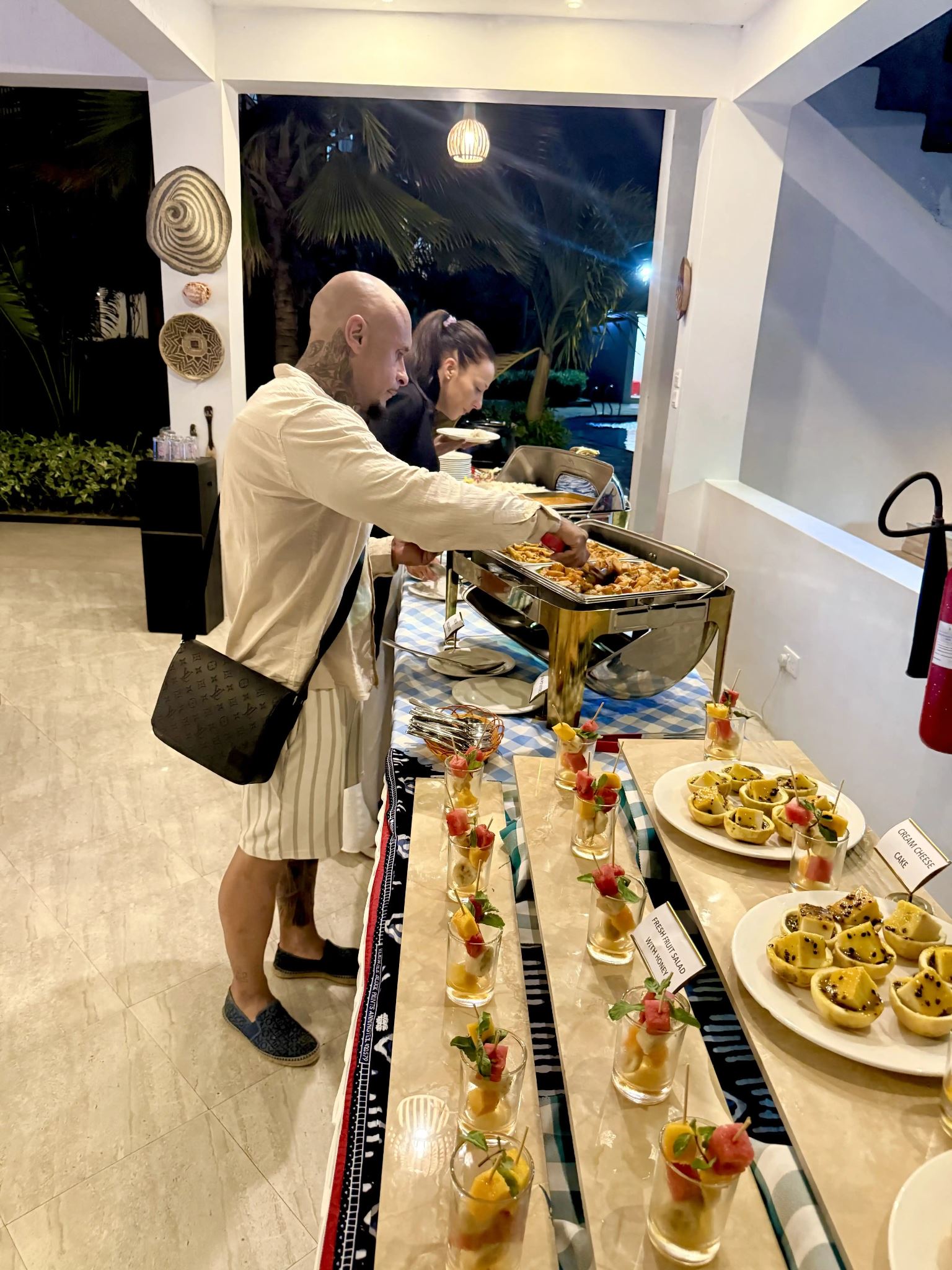 Sea Crest Hotel Served Meals in Our Restaurant